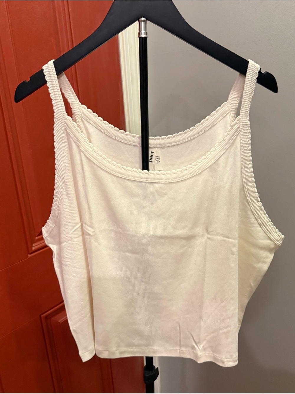 NWOT-PACT ORGANIC WOMEN’S RIB TANK-XXL-CREAM